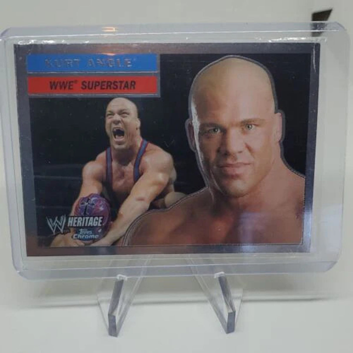 Topps Heritage Chrome 2006 #23 Kurt Angle WWE Superstar