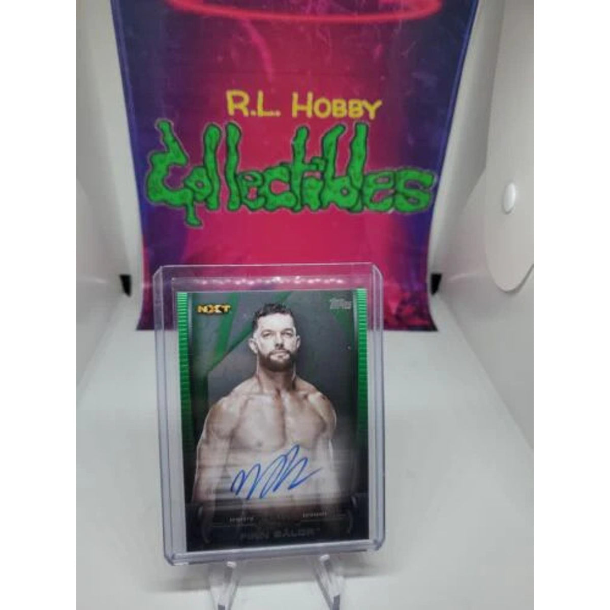 2021 Topps WWE Undisputed Finn Balor A-FB On Card Auto Green #42/50