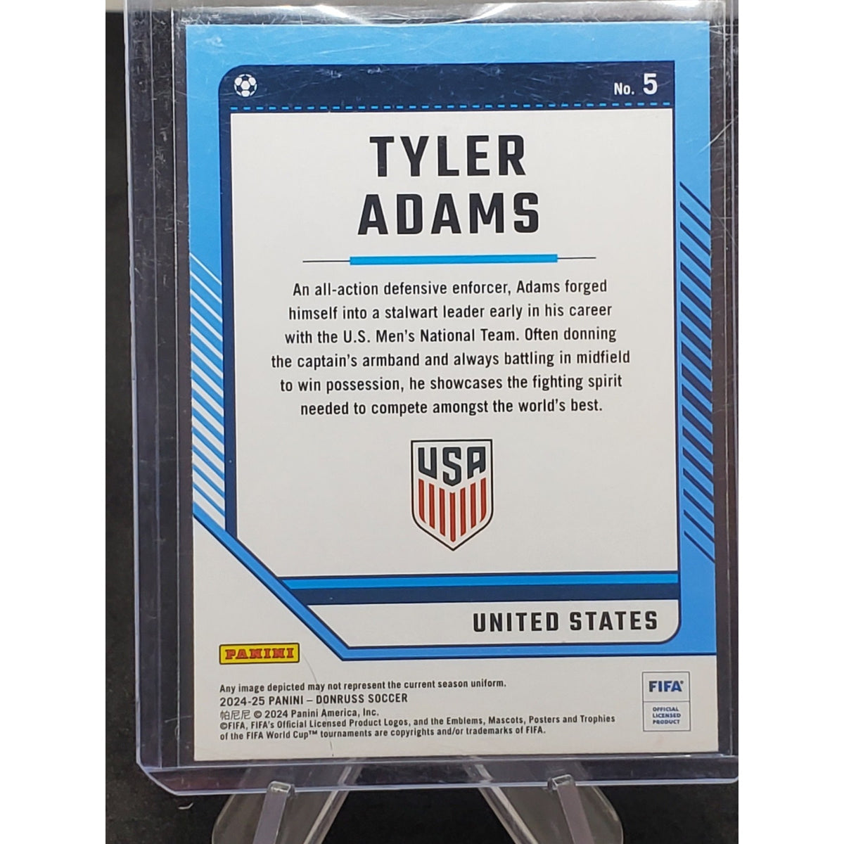 2024-25 Panini Donruss Fifa - Tyler Adams #5 Silver