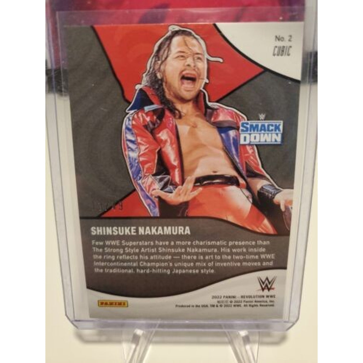 Shinsuke Nakamura Shock Wave WWE Panini Revolution 2022 CUBIC /49 SP