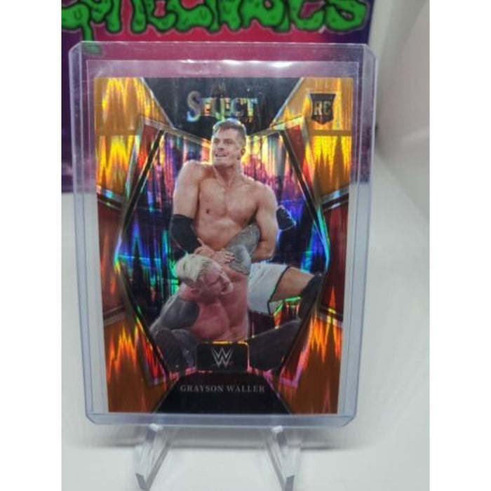 2022 WWE Select PREMIER LEVEL ORANGE FLASH ROOKIE RC Grayson Waller #143 - NXT