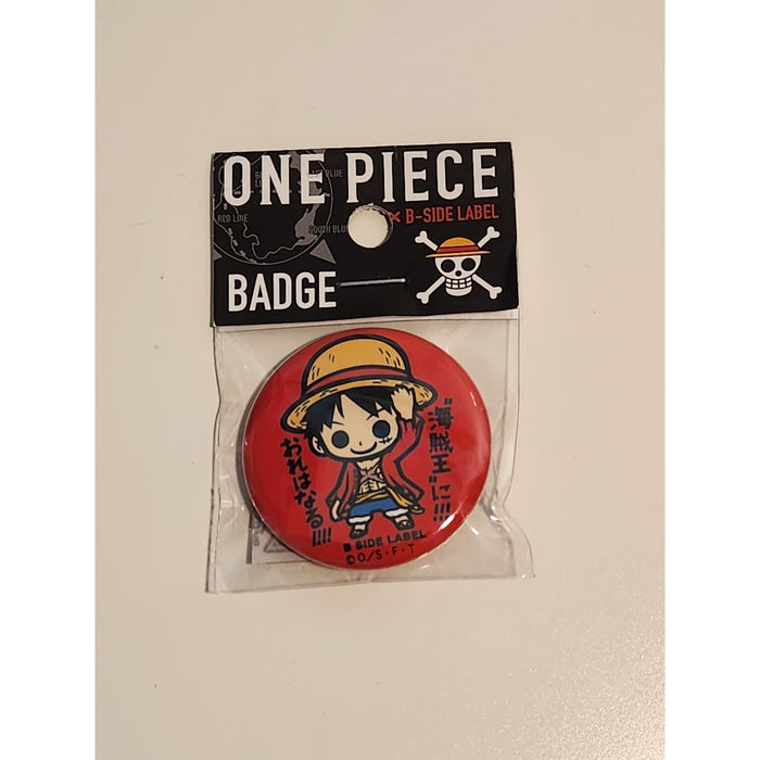 Monkey D Luffy - One Piece x B-Side Label Can Badge Metal Pin
