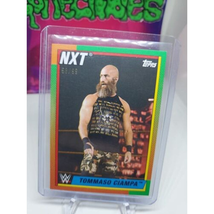 2021 Topps WWE Heritage Green SP /99 Tommaso Ciampa #95 NXT