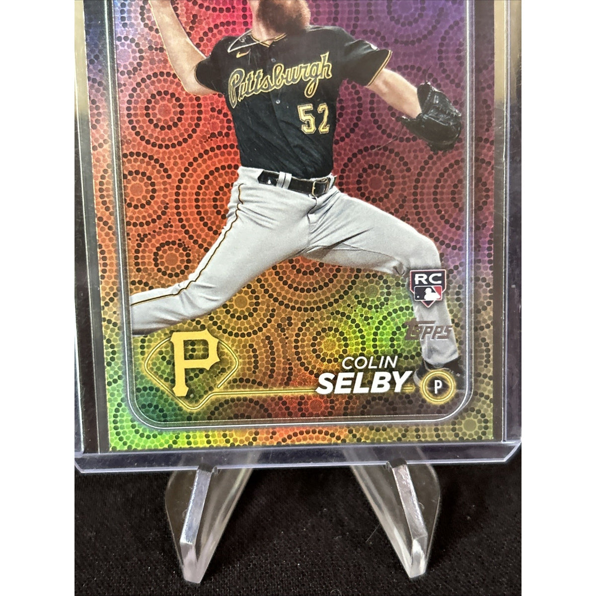 2024 Topps #668 Colin Selby Rookie Summer Holiday Foil SSP - Pack Fresh New