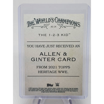 2021 Topps Heritage WWE - Allen & Ginter #AG-24 1-2-3 Kid