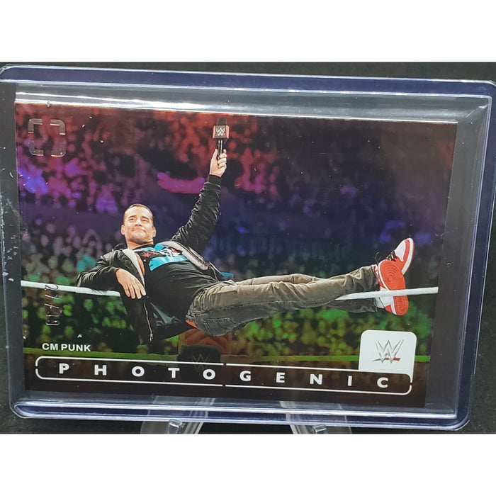 2024 Panini WWE Photogenic CM Punk Silver #/99 Parallel