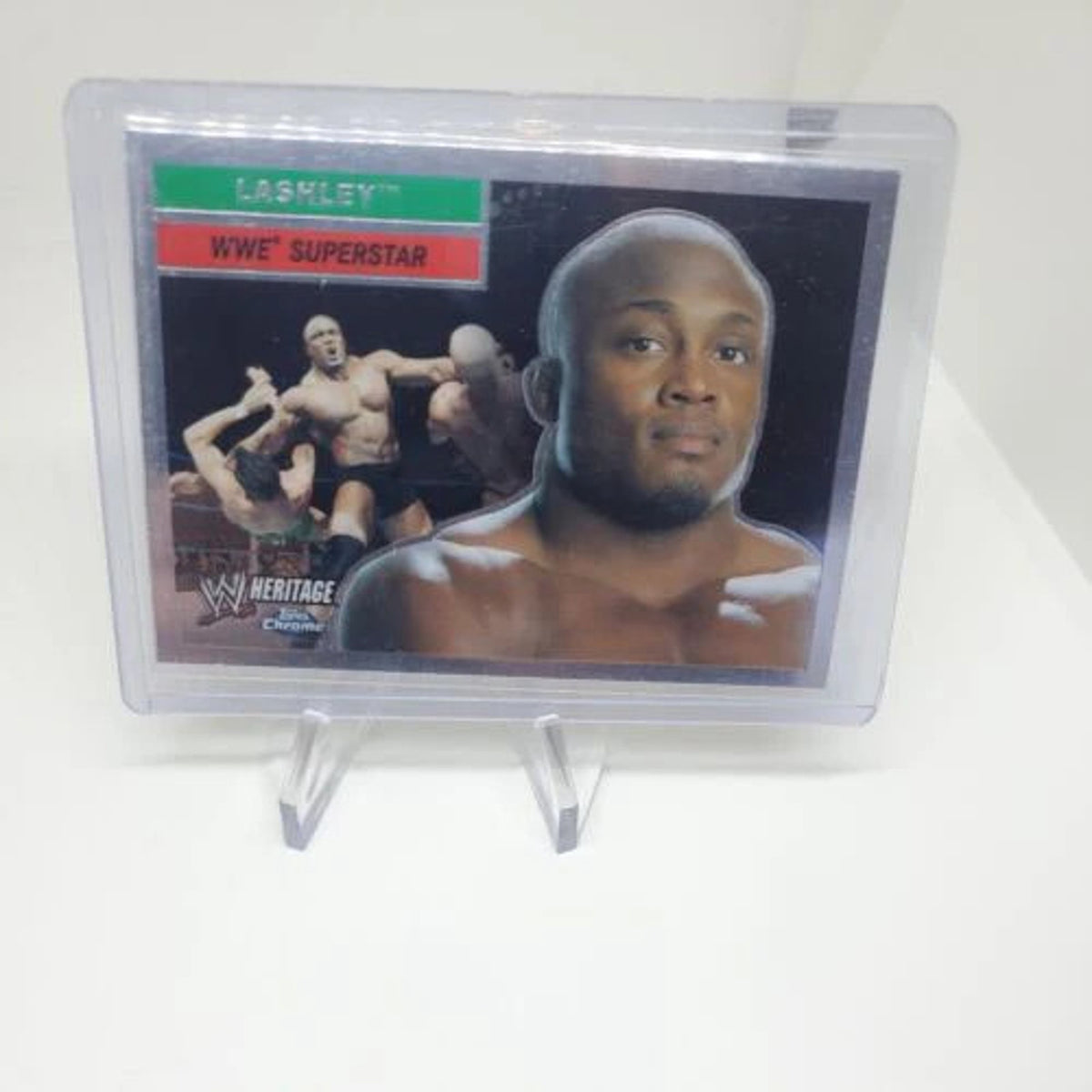 Topps Heritage Chrome 2006 WWE Bobby Lashley Rookie Card RC #37