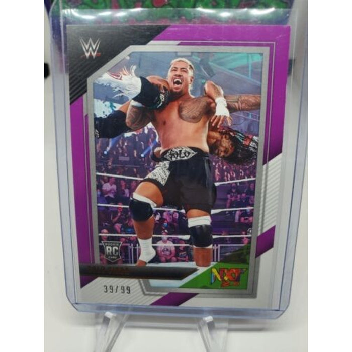 2022 Panini NXT 2.0 WWE #11 Solo Sikoa Purple #/99