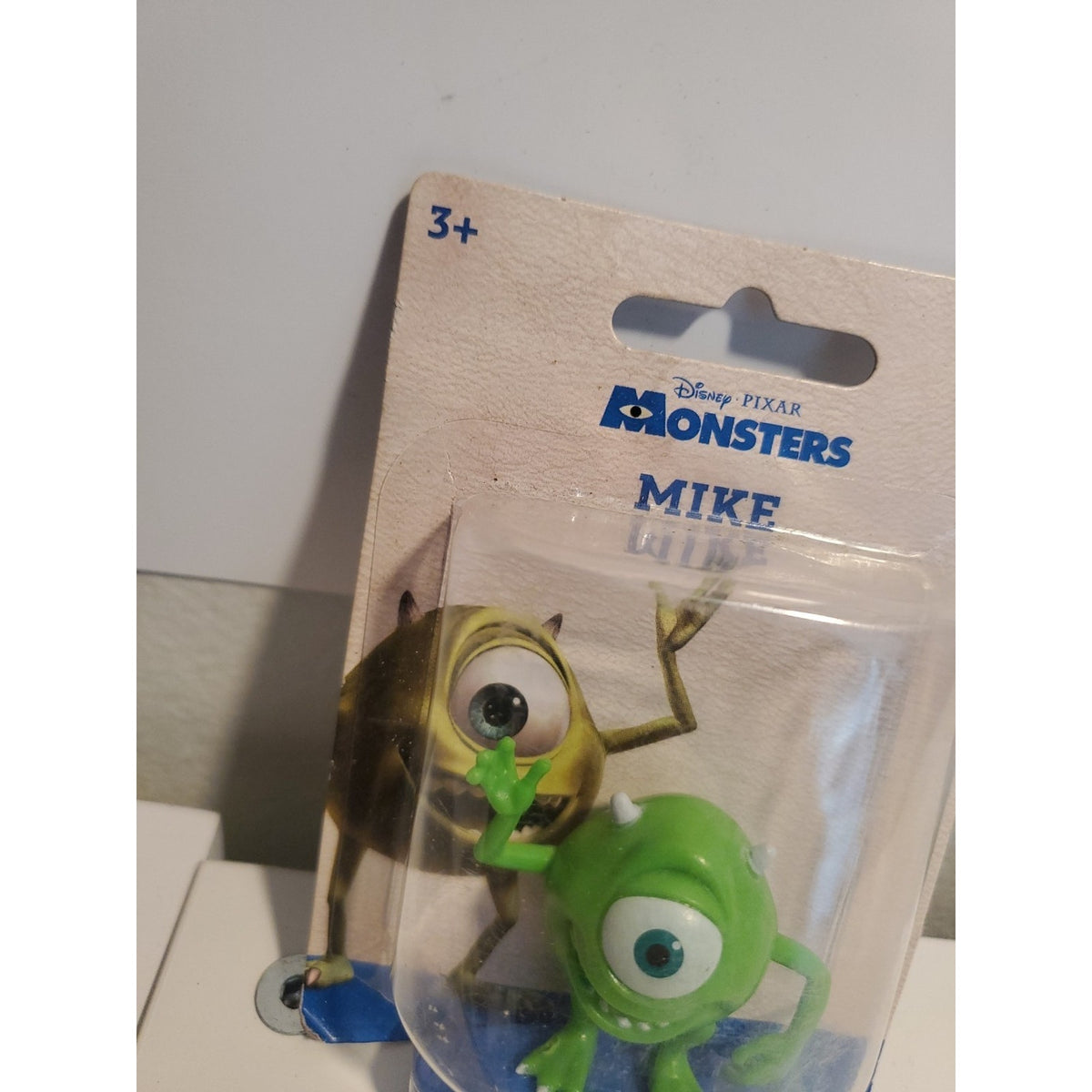 Disney Pixar Monsters Inc. Mike Wazowski on Stand Mini Figure Toy 2.5” Unopened