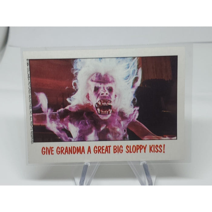 1988 Topps Fright Flicks #39 Give Grandma a Great Big Sloppy Kiss! Ghostbusters