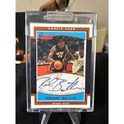 2002-03 Bowman Signature /999 Rasual Butler #SE-RB Rookie Auto RC