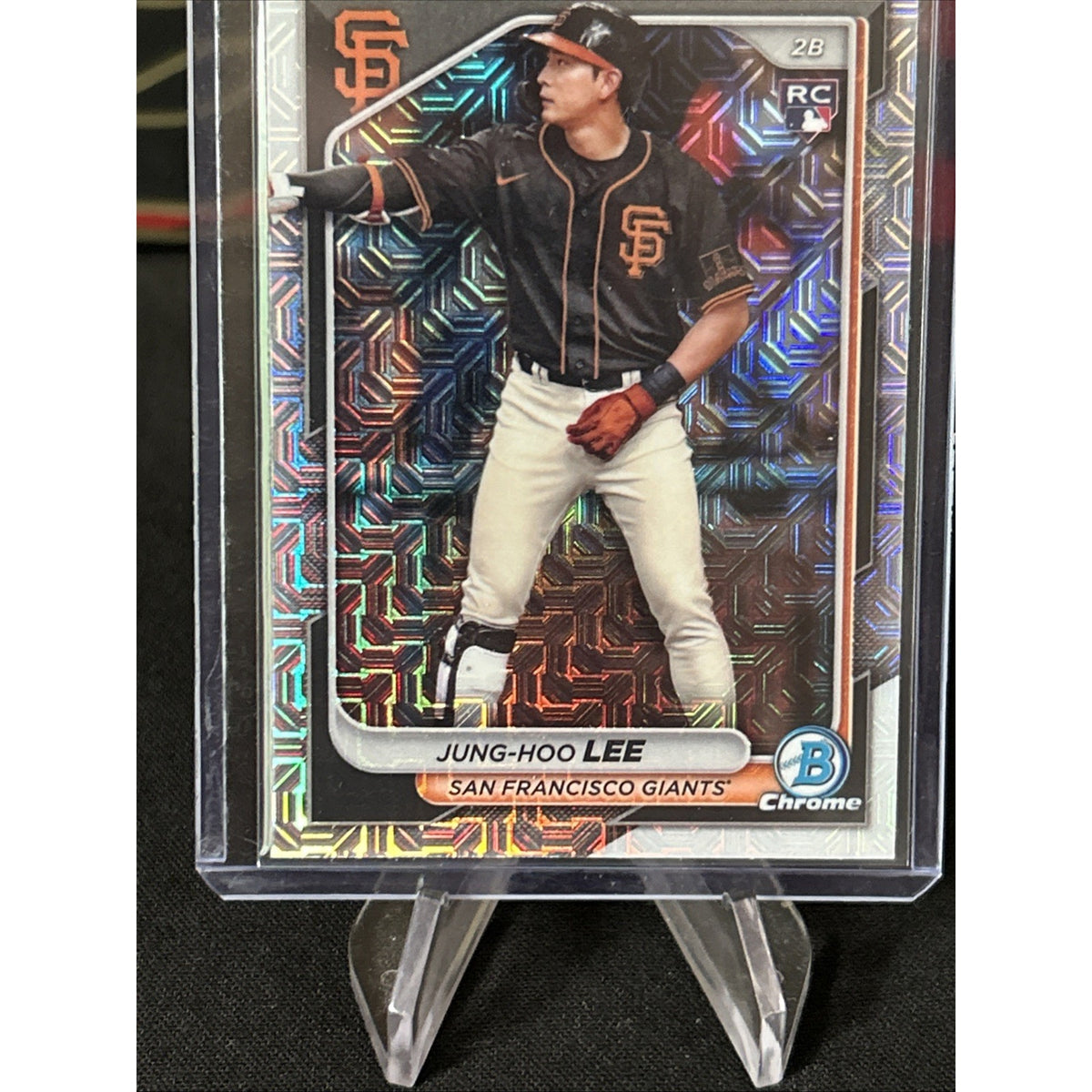 2024 Bowman - Chrome Mojo Refractor #69 Jung-Hoo Lee (RC) / Pack Fresh New
