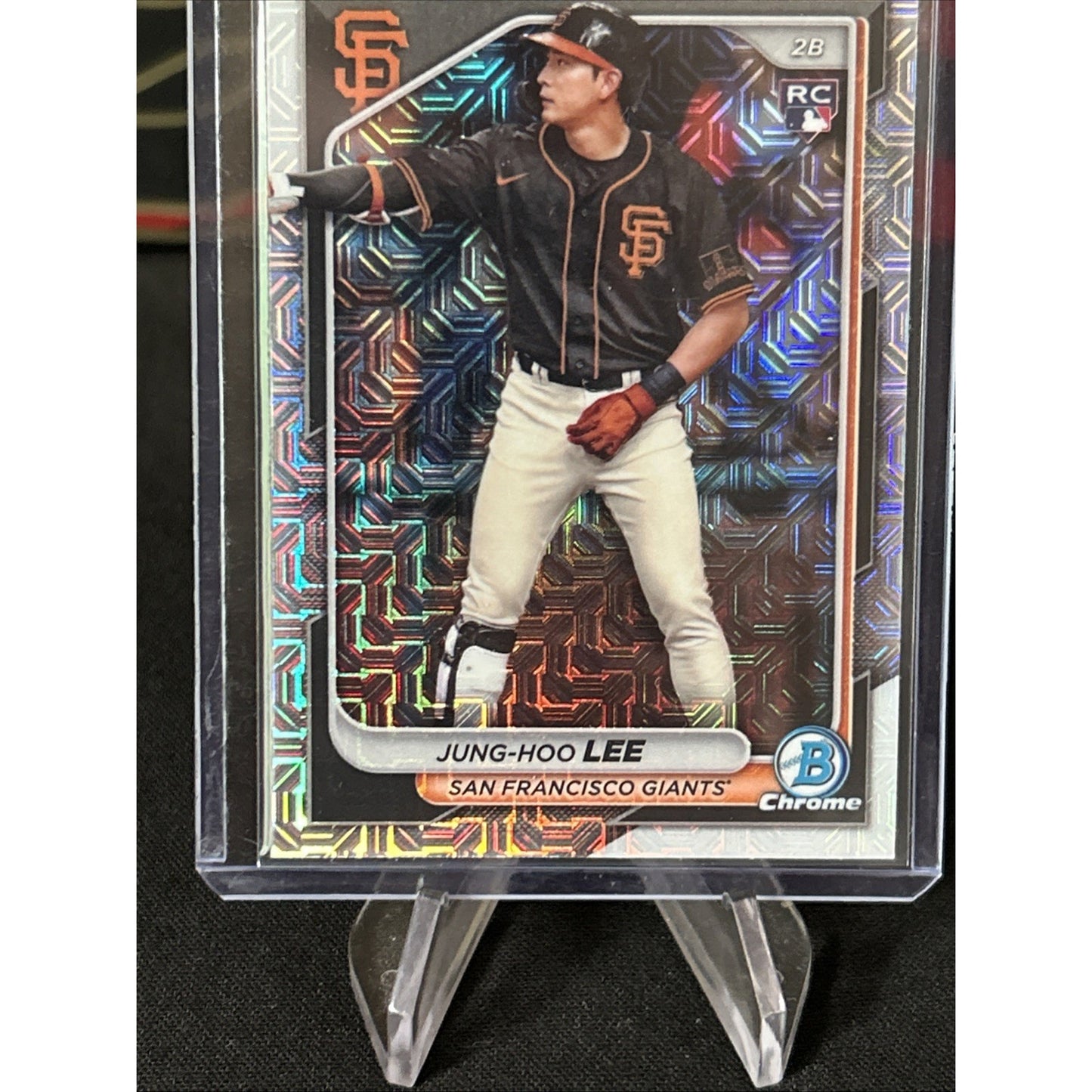 2024 Bowman - Chrome Mojo Refractor #69 Jung-Hoo Lee (RC) / Pack Fresh New