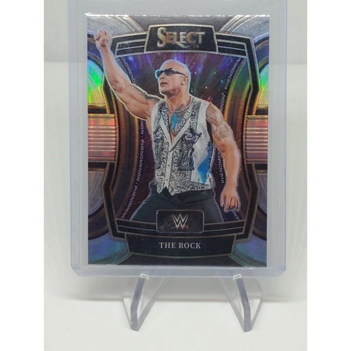 2024 Panini Select WWE The Rock Phenomenon #26 Silver Prizm