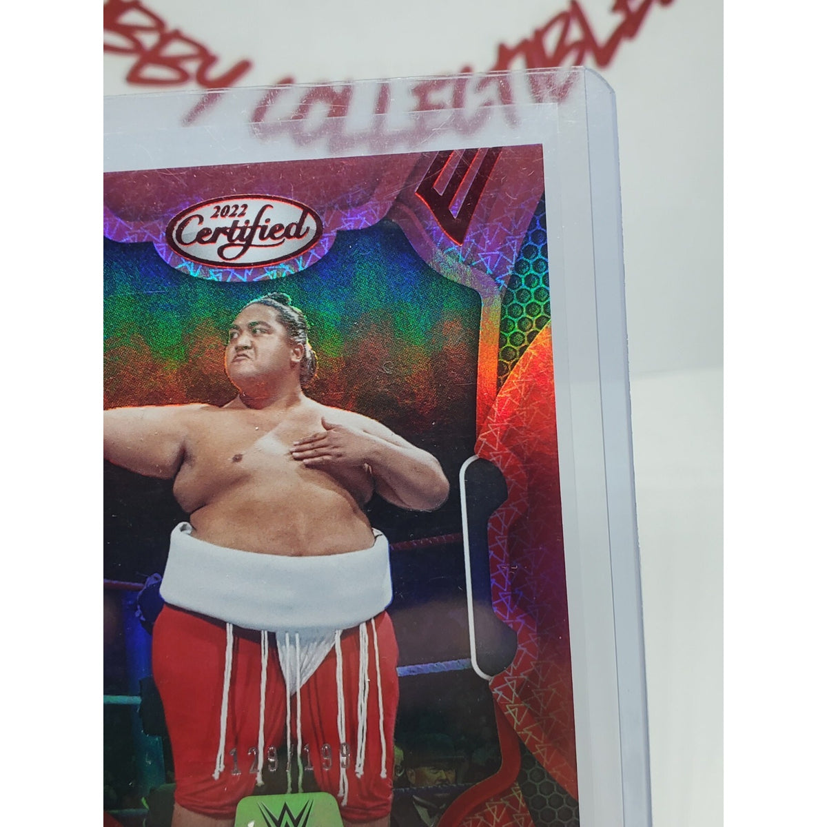 2022 Panini WWE Chronicles Red Certified Parallel Yokozuna /199 Legends