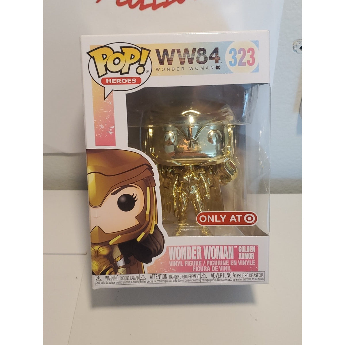 Funko Pop DC Wonder Woman Golden Armour #323 Target Exclusive
