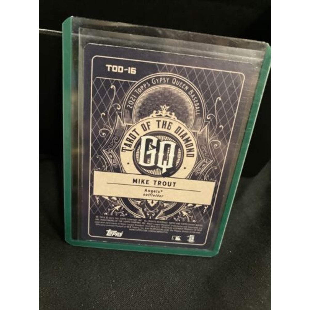 Mike Trout /99 Green Tarot Of The Diamond 2021 Gypsy Queen Rare Pack Fresh New