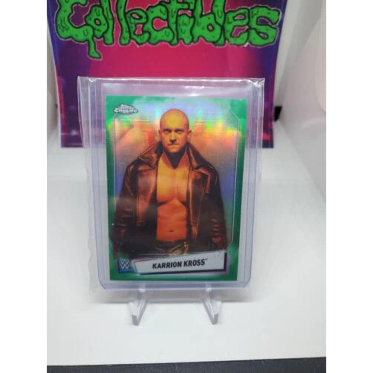 Karrion Kross 2021 Topps Chrome WWE SP Aqua Refractor Parallel #d /150 NXT Card