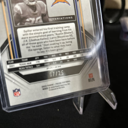ISAIAH SPILLER 2022 Panini Prizm RC Rookie Mojo Variation /25 - Pack Fresh Mint