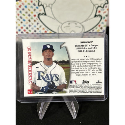2022 Topps Chrome Sonic WANDER FRANCO YouthQuake Rays YQ6 RC - Pack Fresh New