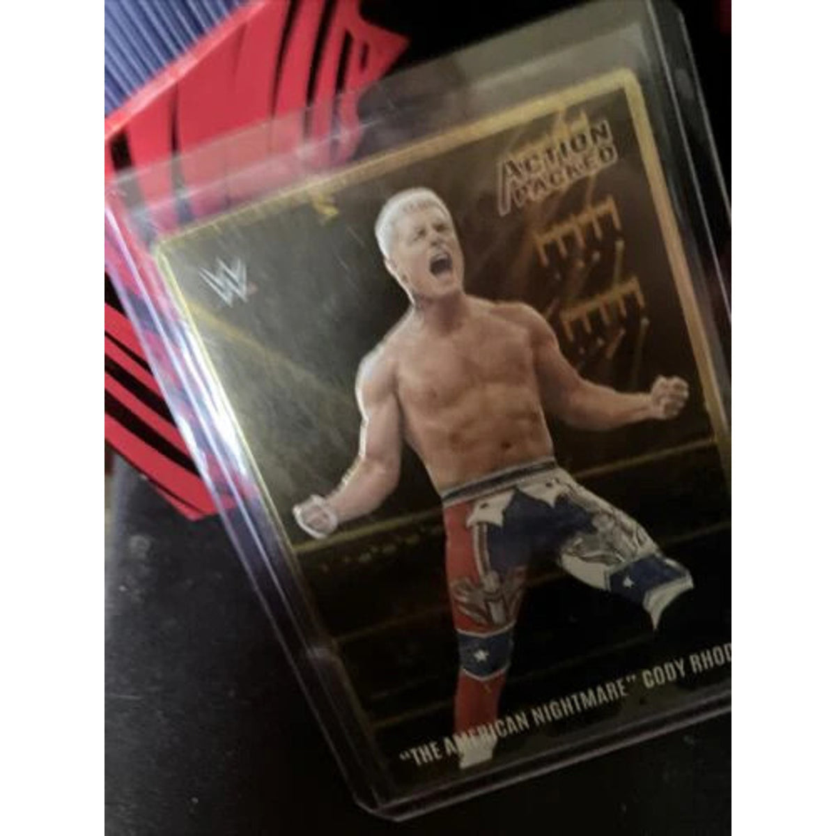 2023 Panini WWE Chronicles Cody Rhodes Action Packed 24k Gold Parallel SSP / New