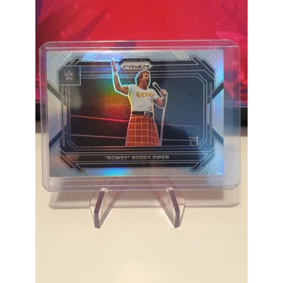 2023 Rowdy Roddy Piper Panini WWE Prizm Silver Prizm No. 19