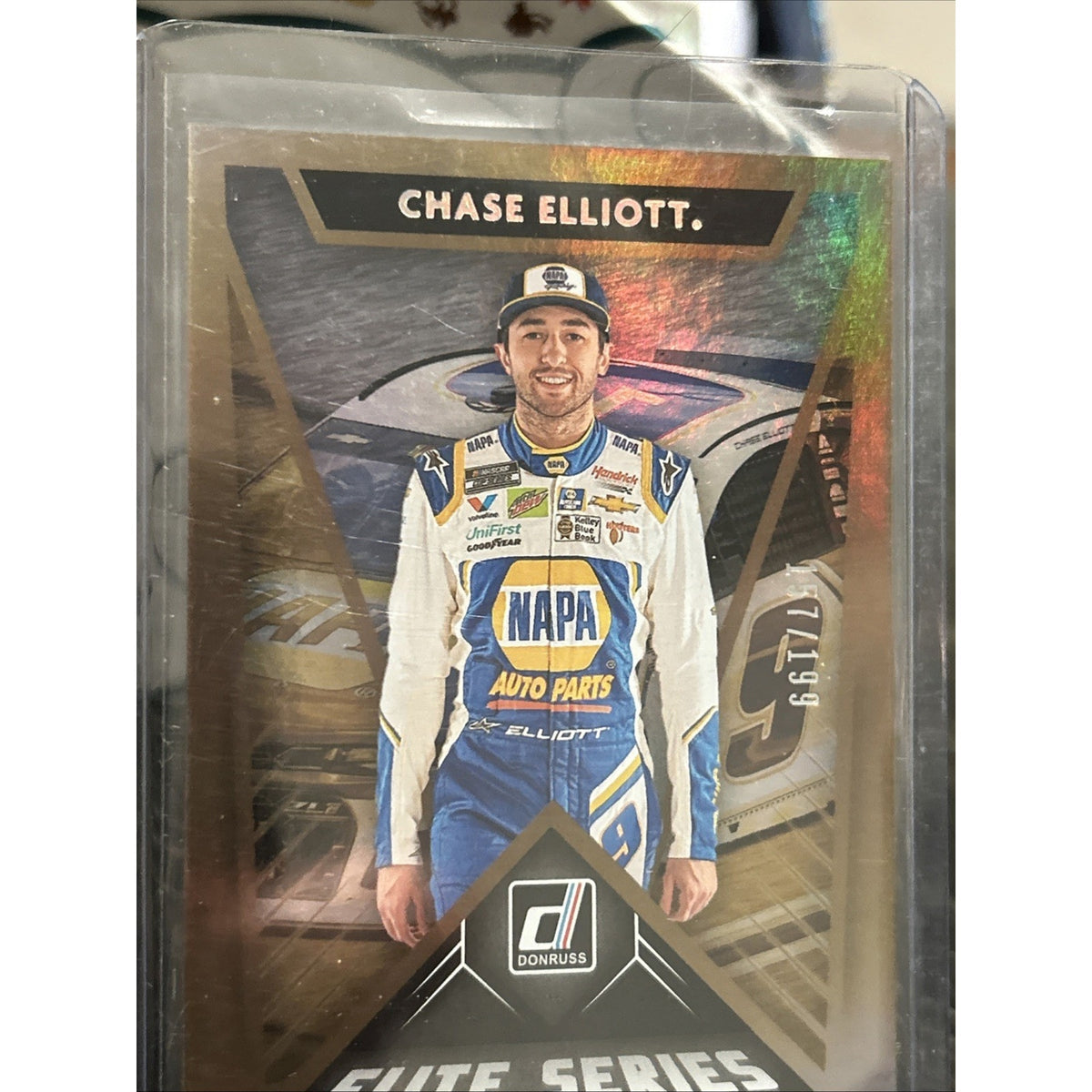 Chase Elliott 2021 Donruss Racing NASCAR Elite Series GOLD /199 - Pack Fresh New