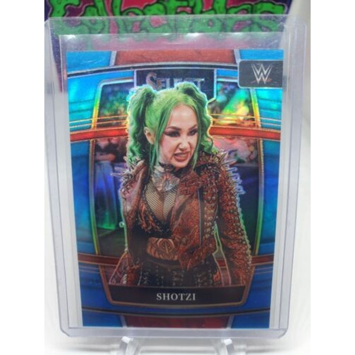 SHOTZI 2022 Panini Select WWE WRESTLING LIGHT BLUE PRIZM #34 #/299