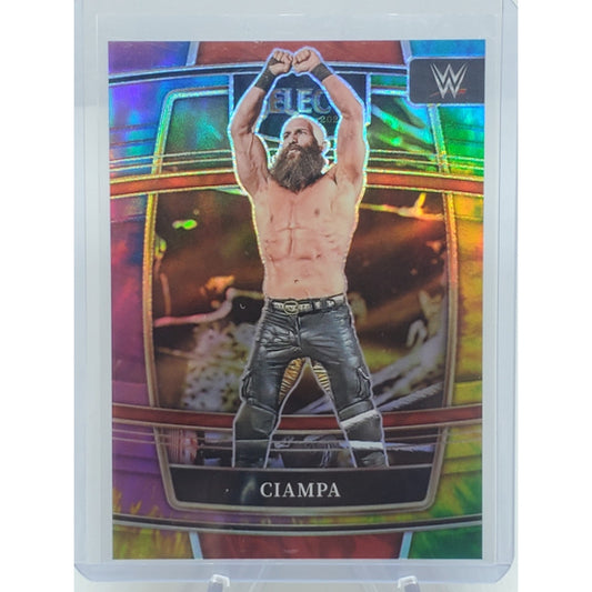 2022 Panini Select WWE Concourse Tie-Dye Prizm #'d /25 Ciampa No. 66