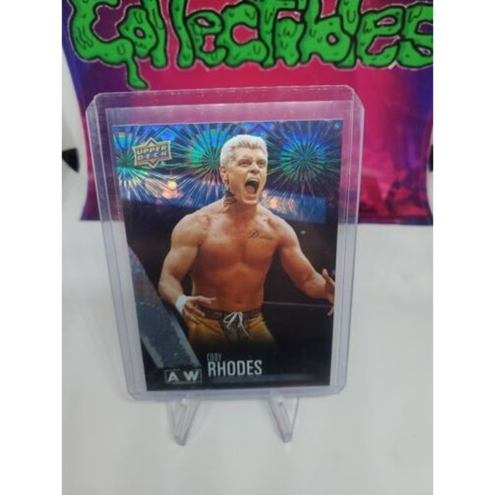 2021 Upper Deck AEW All Elite Wrestling Silver Pyro Parallel #1 Cody Rhodes