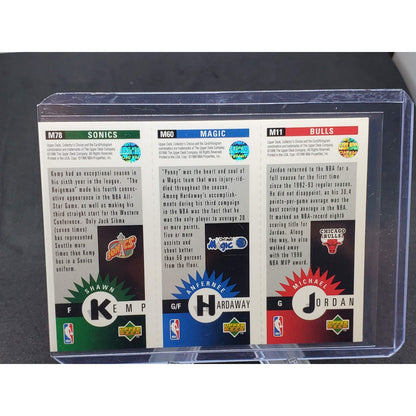 1996-97 Upper Deck Collector's Choice - Mini-Cards Michael Jordan, Anfernee...