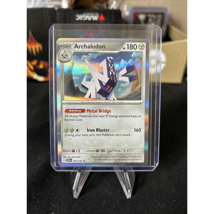 Pokémon TCG Archaludon 107/142 Holo Stellar Crown / Pack Fresh New