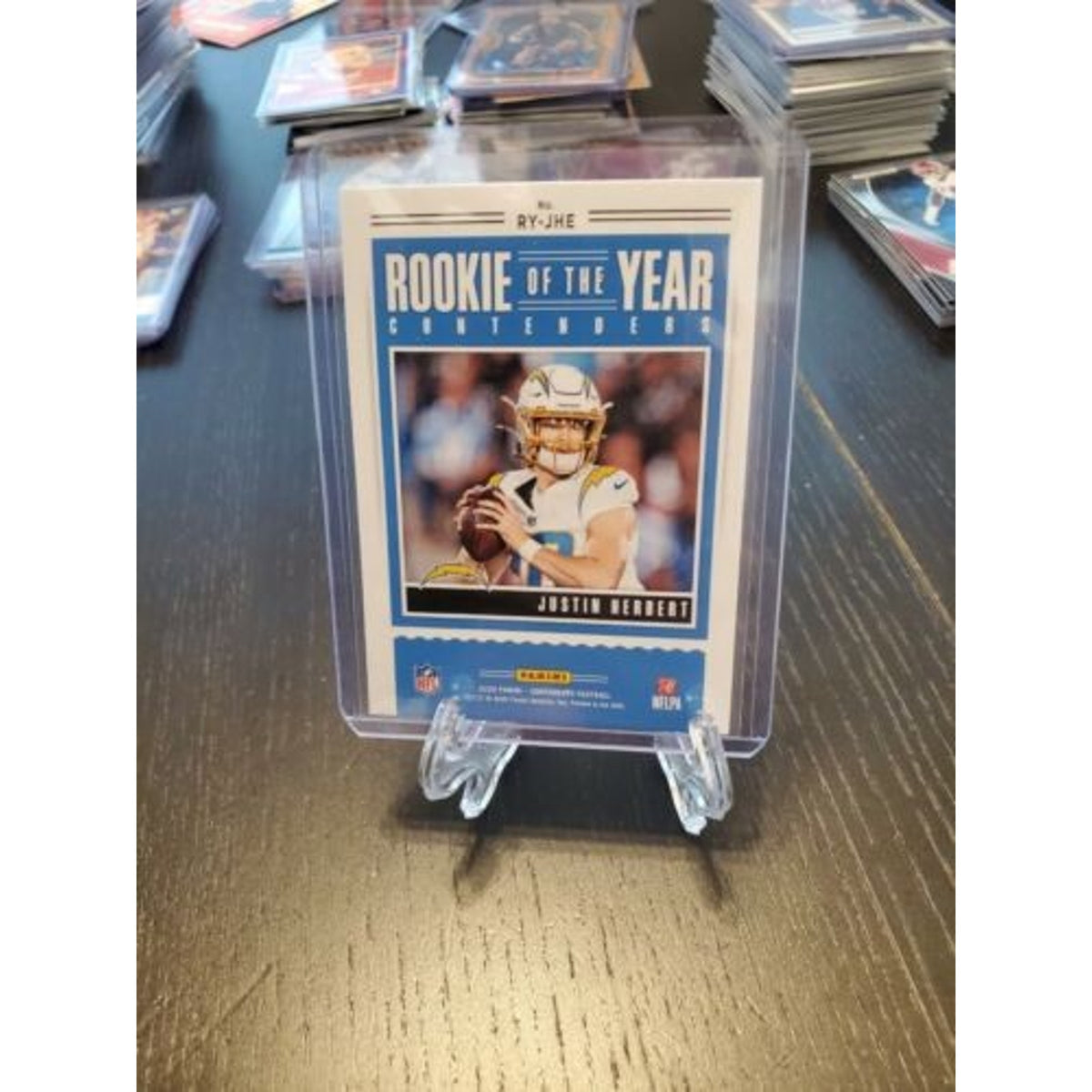 Justin Herbert 2020 NFL PANINI Contenders Rookie of the Year #RY-JHE Chargers