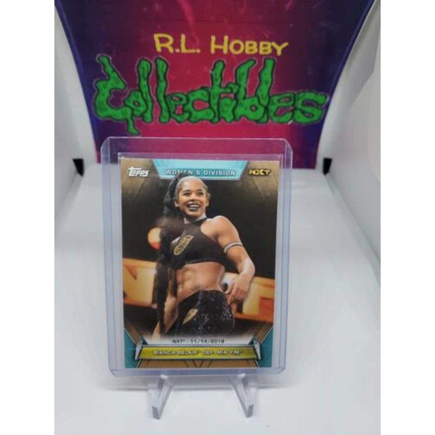 2019 Topps WWE Womens Division Memorable Matches Bianca Belair #88 Bronze #/75