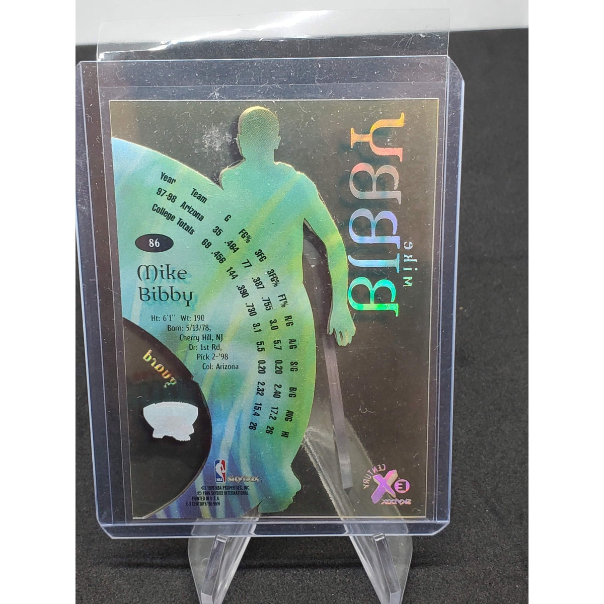 1998-99 Skybox E-X Century - Mike Bibby #86 (RC) Essentials Credentials