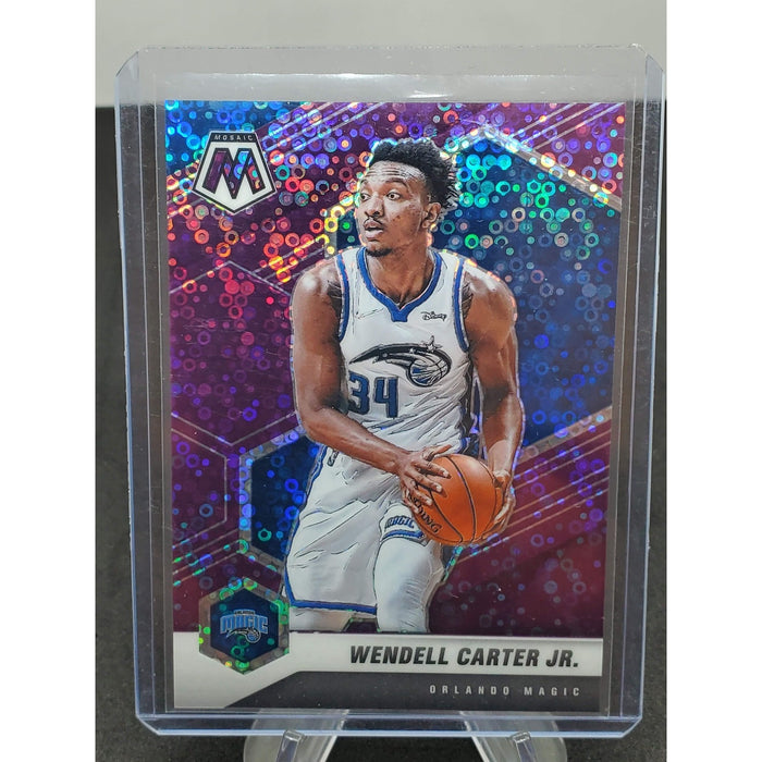 2020-21 Panini Mosaic - Wendell Carter Jr. #32 Purple Fast Break Prizm /50