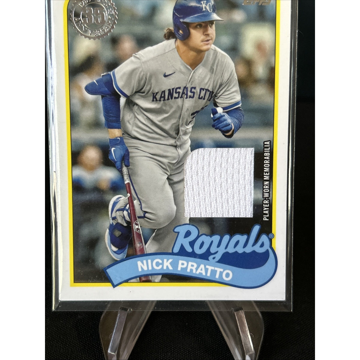 2024 Topps Series 1 - 1989 Topps Relics #89BR-NP Nick Pratto (MEM) / Pack Fresh