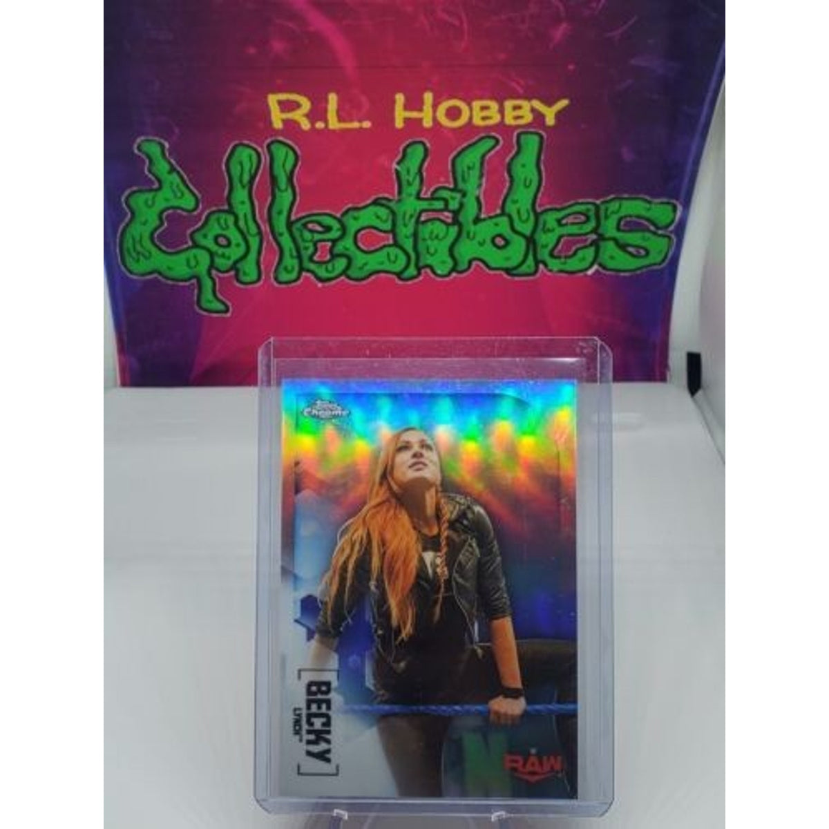 BECKY LYNCH 2020 TOPPS WWE CHROME VARIATION REFRACTOR CARD #IV-6