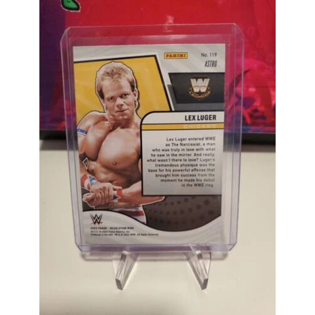 2022 PANINI REVOLUTION WWE LEX LUGER ASTRO PARALLEL #119
