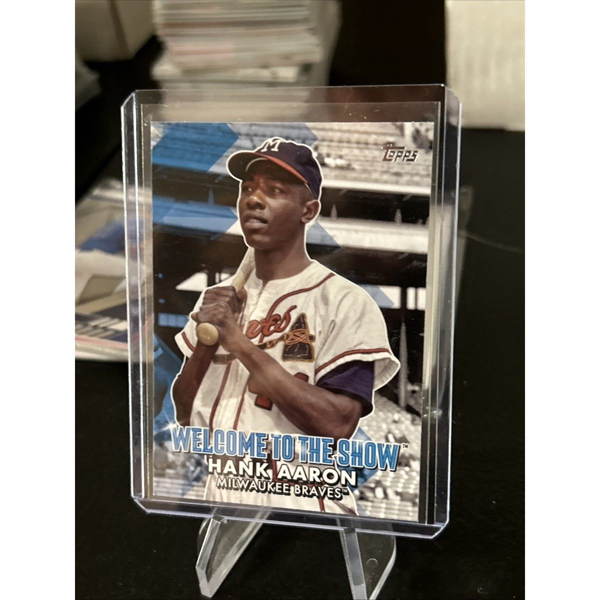 Hank Aaron 2022 Topps Welcome To The Show Insert - Pack Fresh New - Sleeved