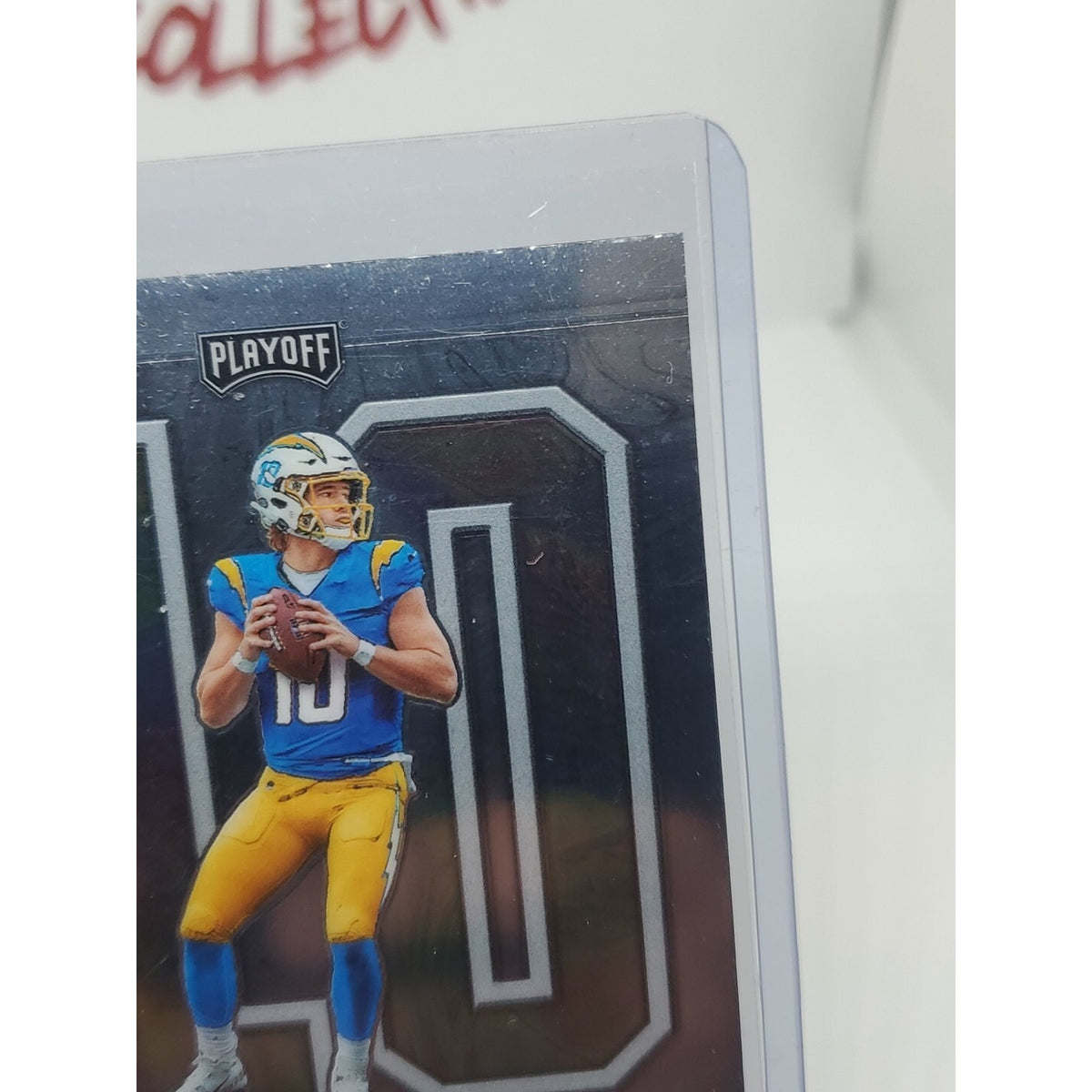 2020 Panini Playoff Behind the Numbers Justin Herbert RC #BTN-26 Chargers