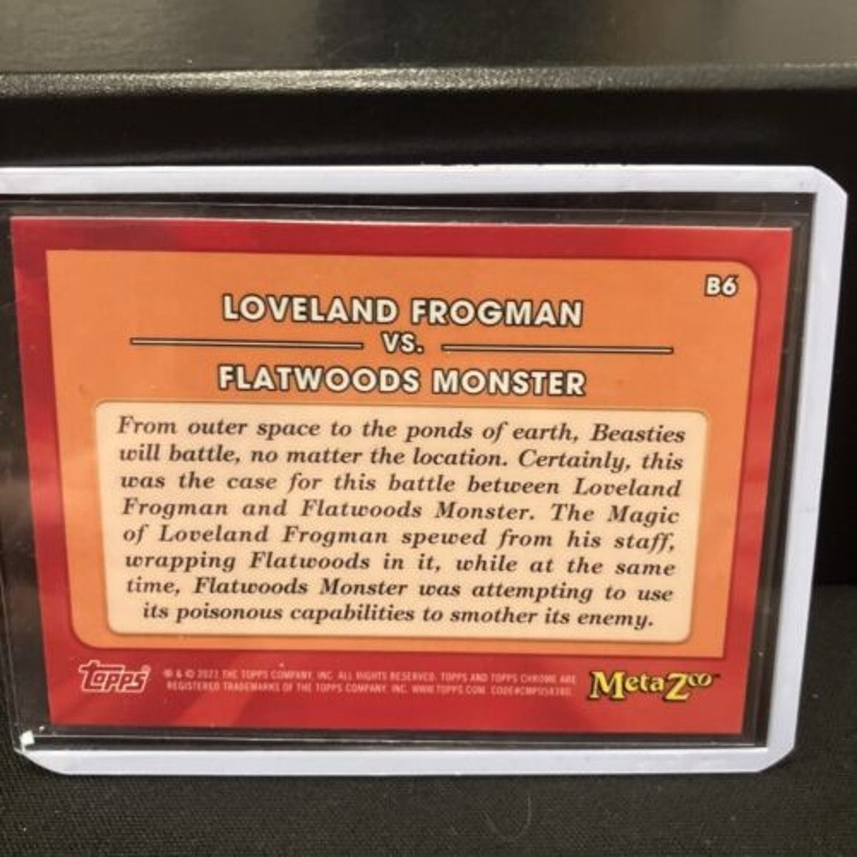 Chrome MetaZoo Loveland Frogman Vs Flatwoods Monster Pack Fresh New 2023 Topps