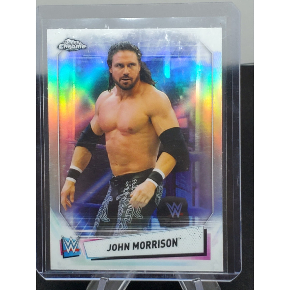 2021 Topps Chrome WWE John Morrison #18 Refractor wrestling card