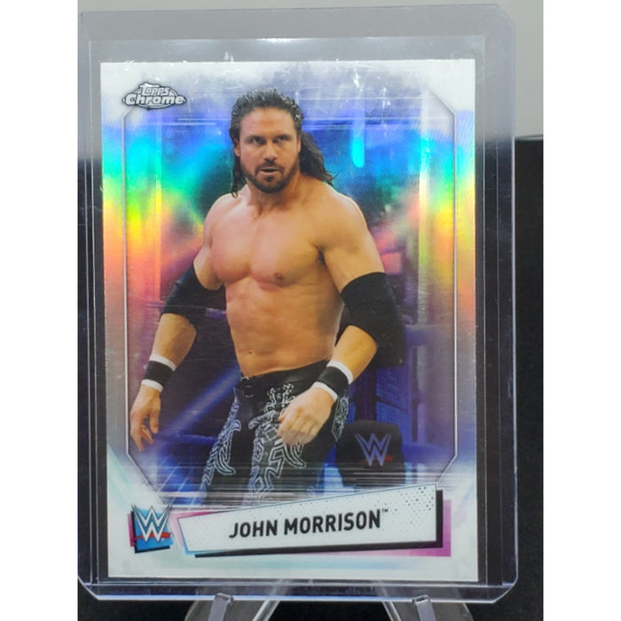 2021 Topps Chrome WWE John Morrison #18 Refractor wrestling card