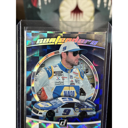 Chase Elliot Donruss Contenders Checkered Flag Parallel No. C7 / Pack Fresh New