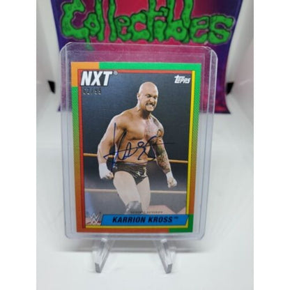 2021 Topps Heritage WWE Autographs Green AKA Karrion Kross Auto #/99