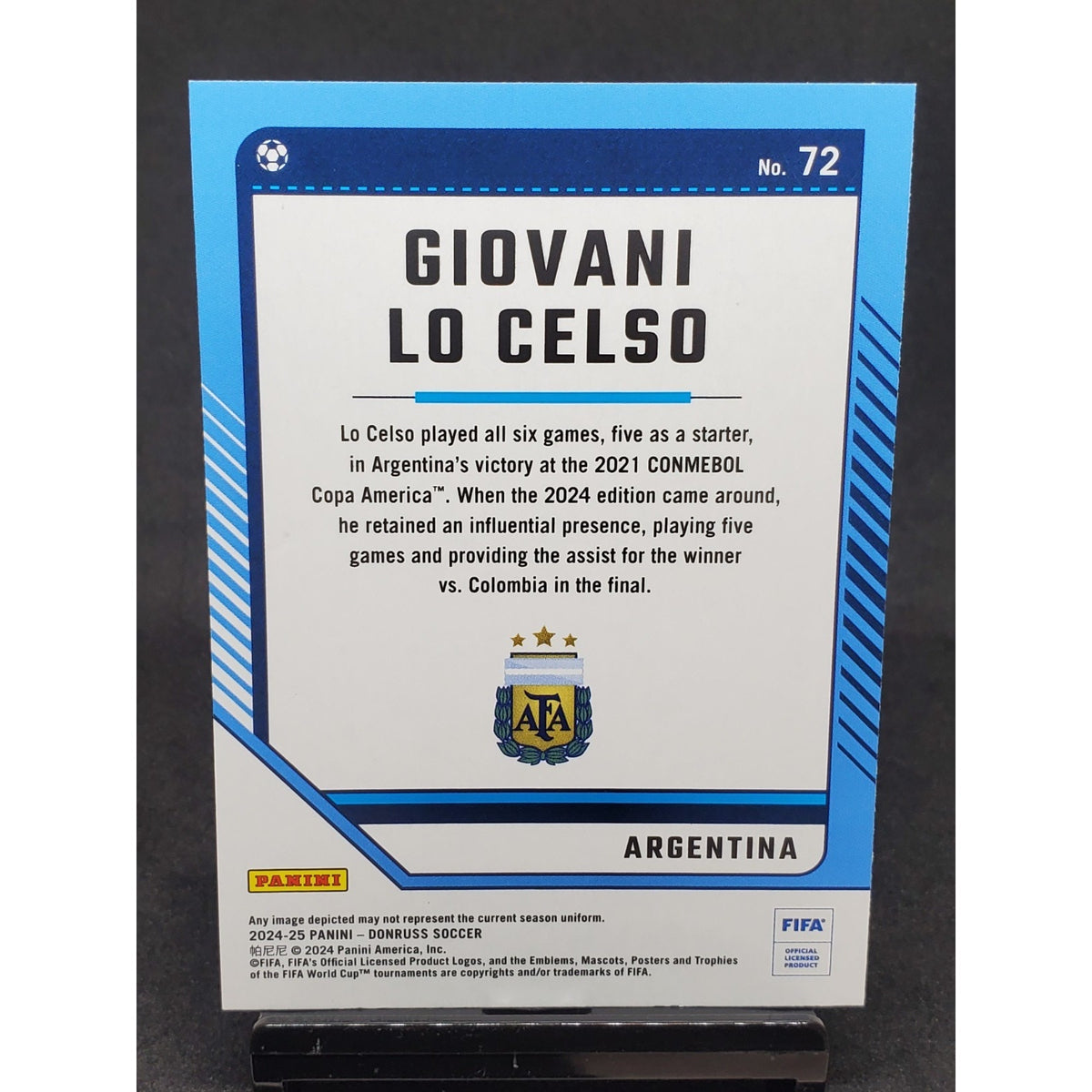 2024-25 Panini Donruss Fifa - Giovani Lo Celso #72
