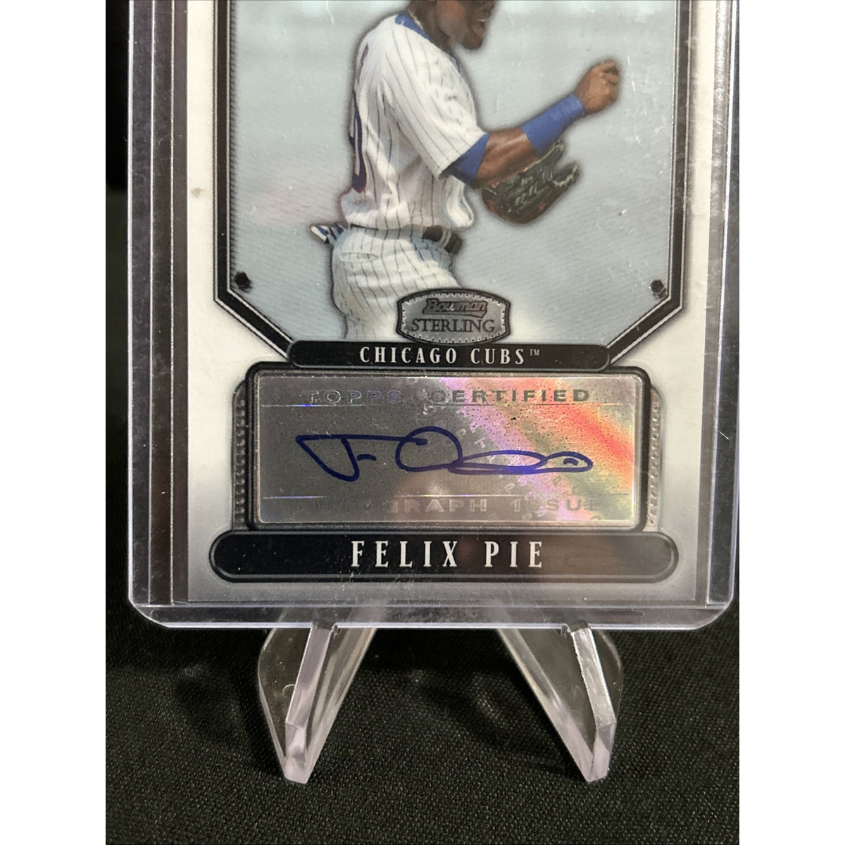 Felix Pie 2007 Bowman Sterling Signature Card # BS-FP rookie card / RC Auto