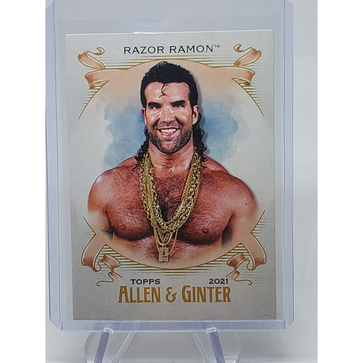 2021 Topps Heritage WWE Allen and Ginter #AG16 Razor Ramon