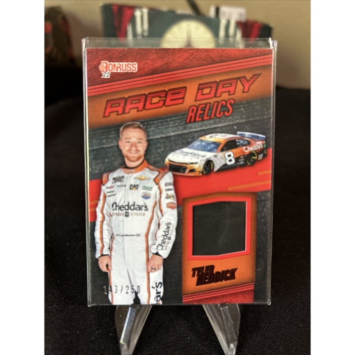 2022 Panini Donruss NASCAR Race Day Relics Tyler Reddick #RDR-TR Red Foil /250